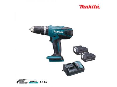 Perceuse visseuse &agrave; percussion 14,4V Li-Ion (2x1,3 Ah) Makita HP347DWE