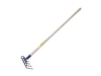 Croc &agrave; fumier 5 dents douille invers&eacute;e manche pomme 135