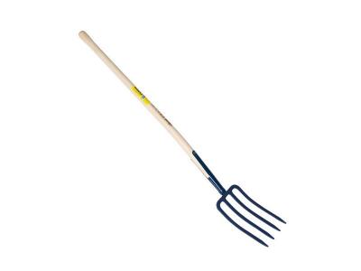 Perrin - fourche &agrave; b&ecirc;cher &agrave; soie 4 dents 27 manche pomme 623227