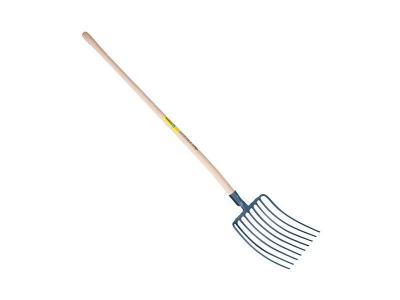 Outils Perrin - Fourche a cailloux douille 9 dents emmanch&eacute;