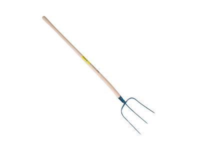 Outils Perrin - fourche a faner a douille 3 dents manche pomme