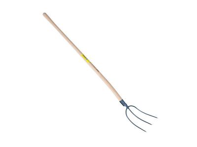Fourche &agrave; foin &agrave; douille 3 dents emmanch&eacute; - Outils Perrin