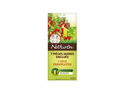 Piege jaune englu&eacute; anti-pucerons - lot de 7