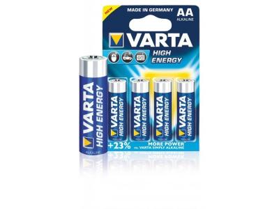 Varta High Energy Pile AA alcaline Lot de 4 (Import Allemagne)
