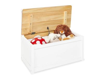 Pinolino - Banc coffre pour enfants 'Fenna', blanc/naturel - blanc