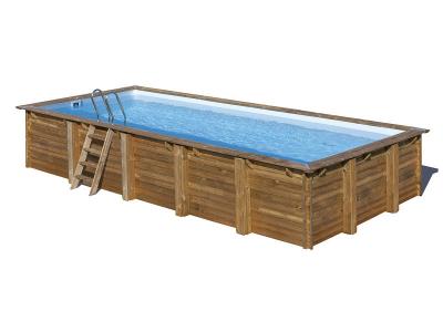 Piscine bois braga 8,15 x 4,20 x 1,46 m - sunbay