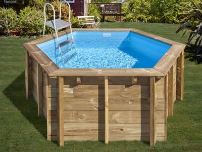 Piscine bois lili 2 &oslash; 2,80 x 1,07 m - sunbay