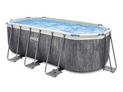 Piscine tubulaire ovale baltik intex 4.00 x 2.00 1.22 m 