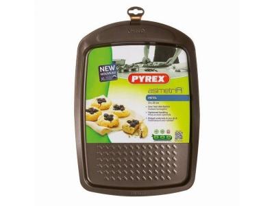 Pyrex - Asimetria - Plaque &agrave; P&acirc;tisserie en M&eacute;tal Anti-Adh&eacute;sif 33x25 cm