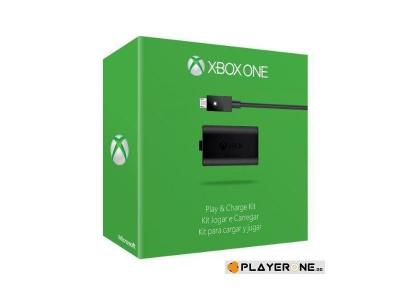 Kit Play and charge Noir - Xbox One