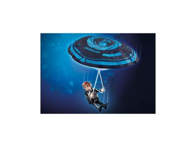 PLAYMOBIL 70070 - PLAYMOBIL THE MOVIE Rex Dasher avec parachute