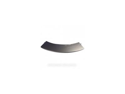 Poignee de hublot 210x65x25mm argent pour lave linge siemens
