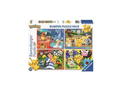 Pok&eacute;mon puzzles 4x100 pieces - ravensburger CLE4005556069293