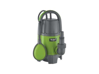 Pompe d'&eacute;vacuation eau charg&eacute;e 400W - profondeur max 7m - hauteur max 5m - 8000L/h - c&acirc;ble 10m