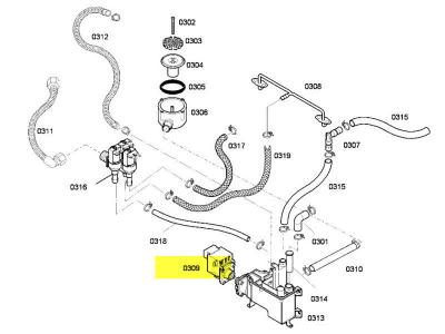 Pompe vidange bac rep 0309 reference : 00499425