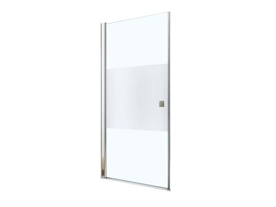 Fa&ccedil;ade FRISCO - Portes pivotantes 80x194,5cm - Verre tremp&eacute; G - Finitions chrom&eacute;