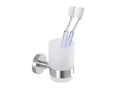 Wenko 19615100 Porte Verre &agrave; Dents Uno Bosio Acier Inox