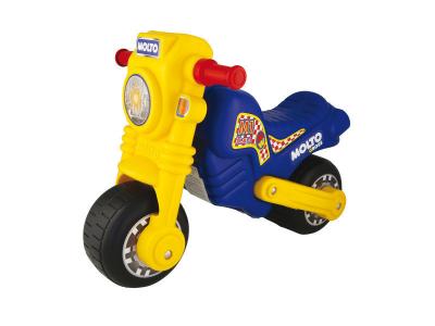 Porteur moto cross bleu et jaune Molto 
