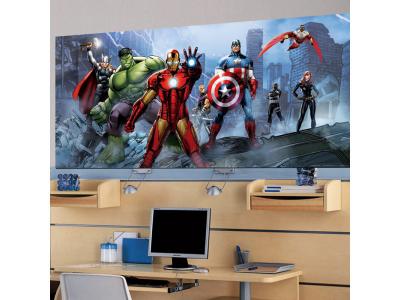 Poster g&eacute;ant &eacute;quipe Avengers Marvel