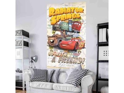 Komar VD 041 Panneau polaire Voitures Take The Open Road 1 Train et Paste, 120 x 200 cm