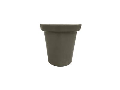 Pot de fleurs rond xxl delight 200L-Taupe-80cm - Taupe