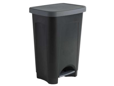 Poubelle &agrave; p&eacute;dale - STEP BIN - 50 Litres - Noir