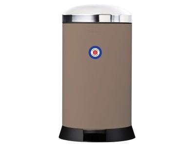 Rossignol - Poubelle de cuisine &agrave; p&eacute;dale 20L bomba - Beige fonc&eacute;