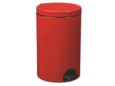 Rossignol - Poubelle de cuisine &agrave; p&eacute;dale 20L elora - Rouge
