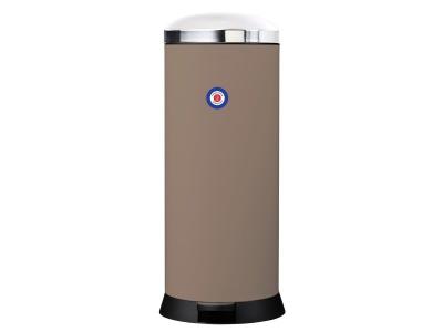 Rossignol - Poubelle de cuisine &agrave; p&eacute;dale 30L bomba - Beige fonc&eacute;