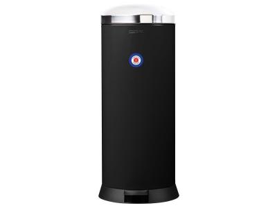 Poubelle de cuisine &agrave; p&eacute;dale 30L bomba - Noir - Rossignol