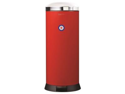 Rossignol - Poubelle de cuisine &agrave; p&eacute;dale 30L BOMBA - Rouge