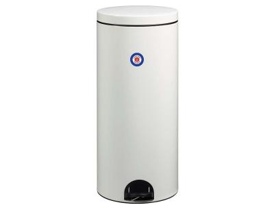 Rossignol - Poubelle de cuisine &agrave; p&eacute;dale 30L elora - Blanc