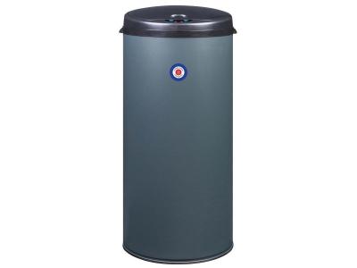 Poubelle &agrave; ouverture automatique 45L en M&eacute;tal Gris anthracite