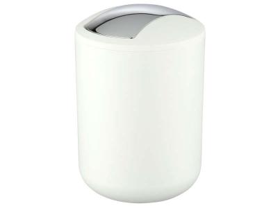 Wenko 21206100 brasil poubelle taille s blanc 2 l 14 x 14 x 21 cm
