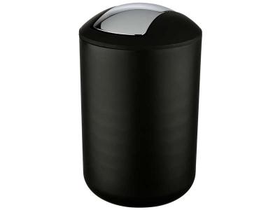 Wenko 21212100 Brasil Poubelle Taille L Noir 6,5 L 19,5 x 19,5 x 31 cm