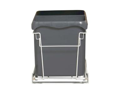 Poubelle de tri s&eacute;lectif 2 bacs 2x23l easytri rossignol