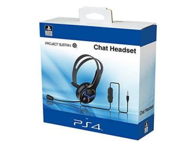 Project sustain casque chat headset eps4014 /12 - ps4 nvelle ref noir