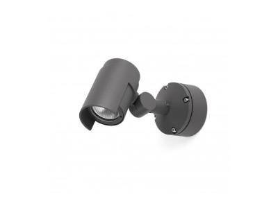 Faro Foc-1 - Applique Murale D'ext&eacute;rieur Led Gris Fonc&eacute; Ip65