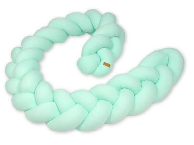 Protection tress&eacute;e pour lit b&eacute;b&eacute; menthe 4260919