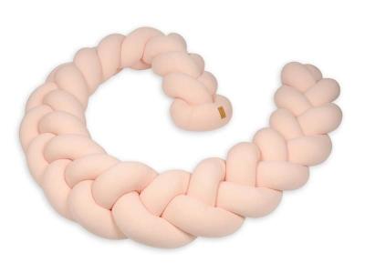 Protection tress&eacute;e pour lit b&eacute;b&eacute; p&ecirc;che 426098c