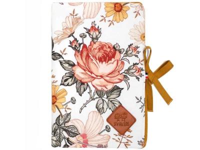 Prot&egrave;ge carnet de sant&eacute; b&eacute;b&eacute; en coton- n&eacute;o vintage PROT-CS-NEO-VINT