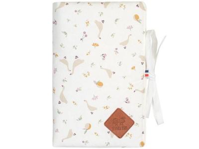 Prot&egrave;ge carnet de sant&eacute; b&eacute;b&eacute; en coton- sidonia PROT-CS-SIDONIA