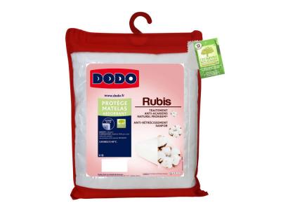 Prot&egrave;ge matelas 140x190 absorbant lavable traitement anti-acariens