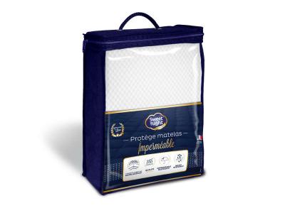 SWEETNIGHT Prot&egrave;ge-matelas PREMIUM NIKOS 90x190 / 200 cm - Blanc