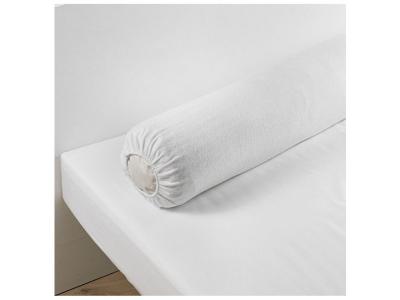 Prot&egrave;ge traversin molleton Molly - Blanc - (0)45 x 145 CM