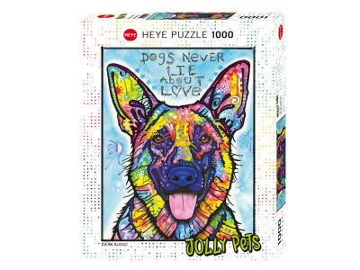 Heye Dogs Never Lie 1000 Piece Dean Russo Jigsaw Puzzle 