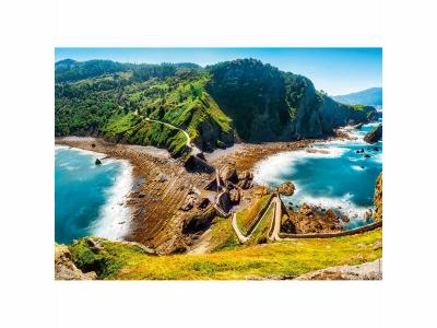 Nathan puzzles - Puzzle 1000 pi&egrave;ces - L'&icirc;le aux dragons multicolore 