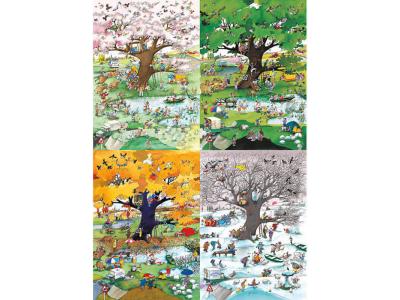 Puzzle Roger Blachon - 4 Seasons Heye