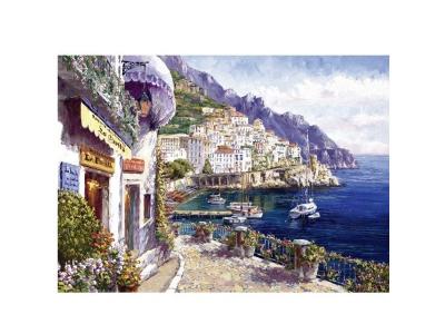 Puzzle 2000 Pi&egrave;ces : Sam Park : italie, Apr&egrave;s-midi &agrave; Amalfi,