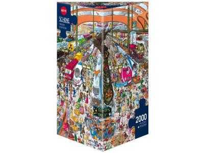 Heye Train Station 2000 Piece Christoph Schne Jigsaw Puzzle 